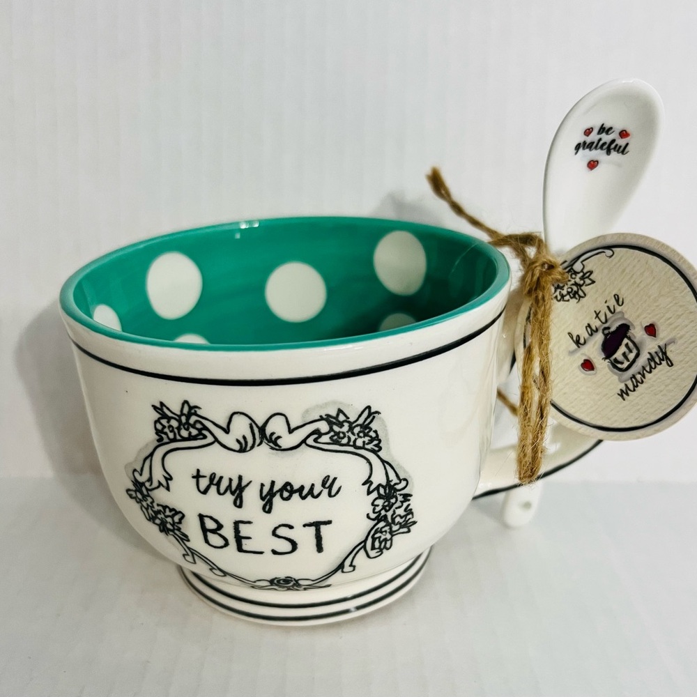 Katie Mandy Mug & Spoon Set